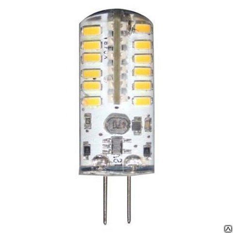 Лампа светодиодная LED 3вт 12в G4 белый капсульная LB-422 48LED Feron
