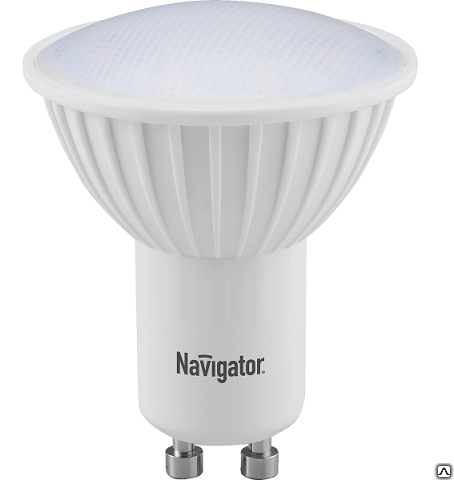 Лампа светодиодная LED 3вт 230в GU10 тепло-белая Navigator