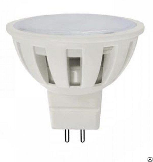 Лампа светодиодная LED 5вт 230в GU5.3 белый Онлайт 71638 ОLL-MR16