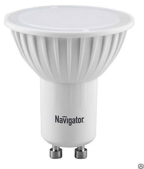 Лампа светодиодная LED 5вт 230в GU10 белая Navigator