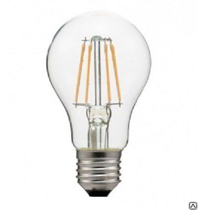 Лампа светодиодная LED 5вт Е14 теплый шар Filament Feron