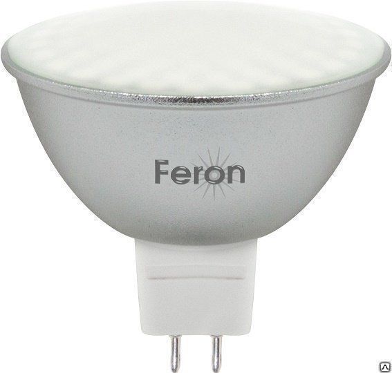 Лампа светодиодная LED 7вт 230в G5.3 теплая LB-26 80LED Feron