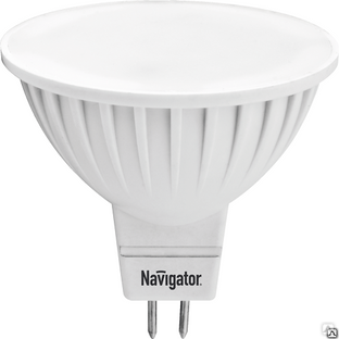 Лампа светодиодная LED 7вт 230в GU5.3 тепло-белая Navigator 