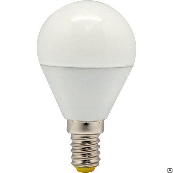 Лампа светодиодная LED 7вт Е14 теплый шар LB-95 Feron