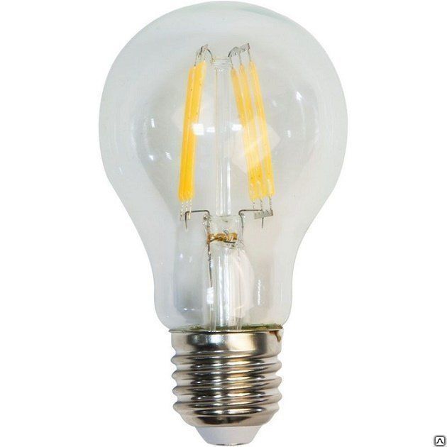 Лампа светодиодная LED 7вт Е27 белый Filament LB-57 Feron