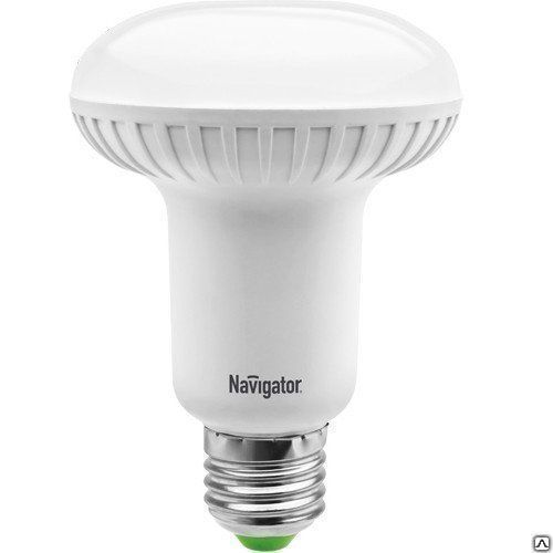 Лампа светодиодная LED зеркальная 12вт E27 R80 белый Navigator