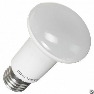 Лампа светодиодная LED зеркальная 8вт E27 R63 белый Онлайт 