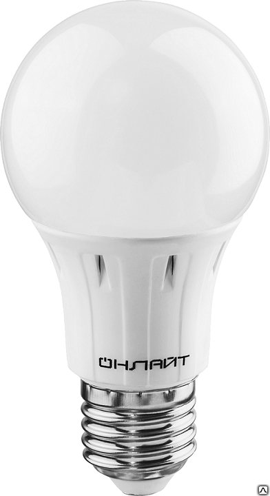Лампа светодиодная LED 10вт Е27 белый Онлайт