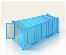 Морской
  увеличенный контейнер High-Cube