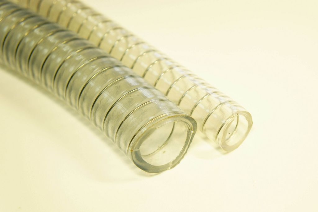 Пищевой шланг ПВХ, армированный стальной спиралью, 102 мм, Вайр Фуд