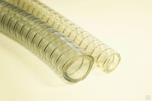Пищевой шланг ПВХ, армированный стальной спиралью, 38 мм, Вайр Фуд 