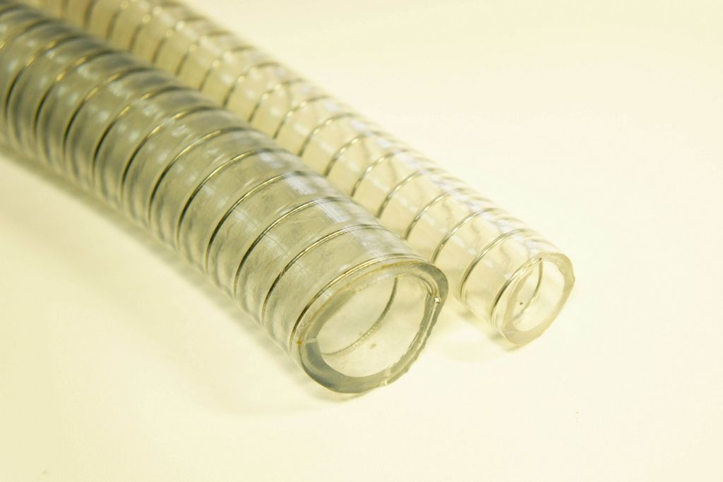 Пищевой шланг ПВХ, армированный стальной спиралью, 38 мм, Вайр Фуд