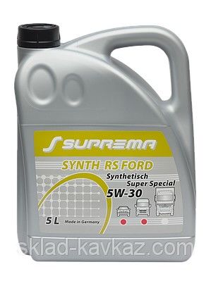 Моторное масло SUPREMA SYNTH RS 5W-30, 20L
