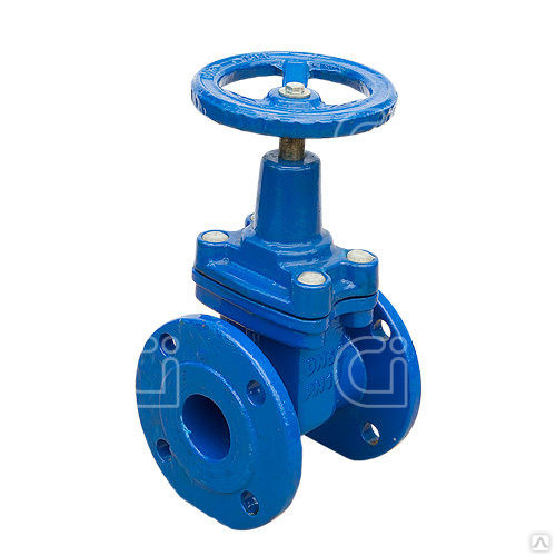 Задвижка чугунная фланцевая 30ч6бр с обрезиненным клином, цена в Кирове ...