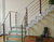 Стеклянные лестницы на второй этаж в дом #15