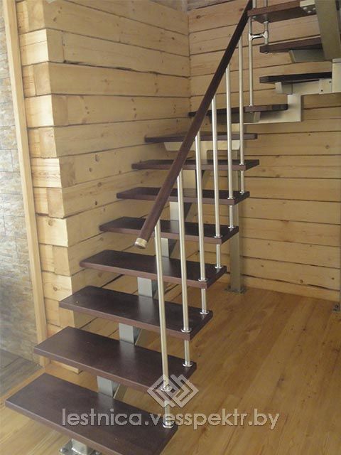 Лестницы металлические деревянные