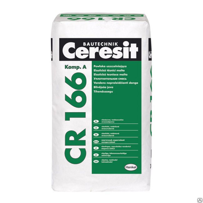 Гидроизоляция Ceresit CR 166 компонент А мешок 24 кг