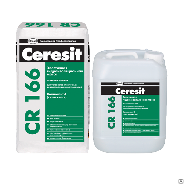 Гидроизоляция Ceresit CR 166 компонент В канистра 10 кг