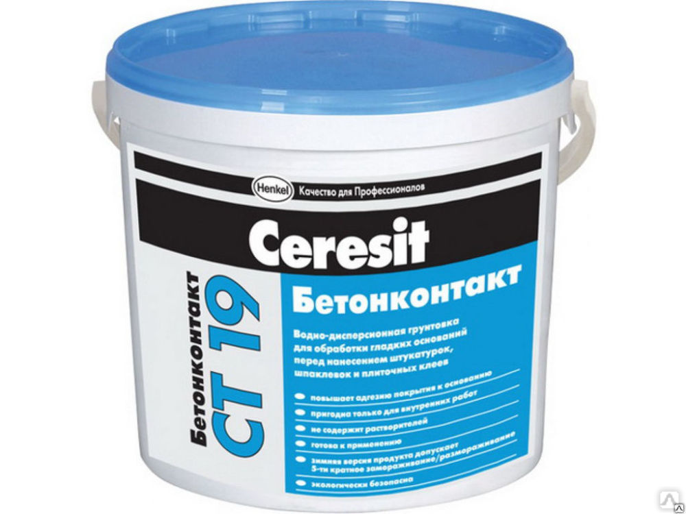 Бетоноконтакт Ceresit CT 19 (15 кг), цена в Ростове-на-Дону от компании .