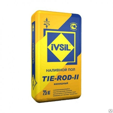 Наливной пол IVSIL TIE-ROD-II, 25 кг (48 шт.)