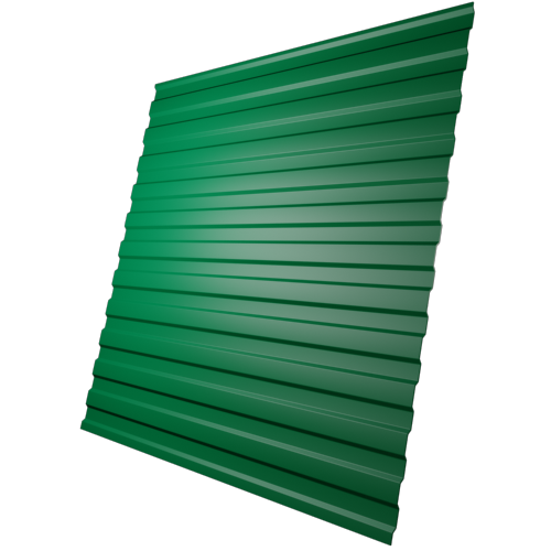 Профнастил МП10 Зеленый (RAL 6037)