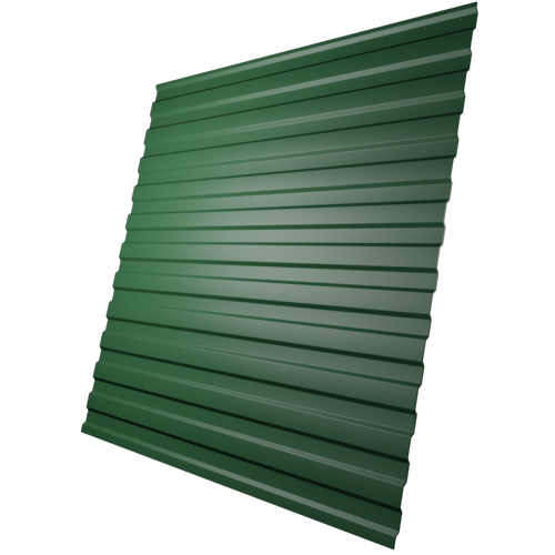 Профнастил МП10 Лиственно-зеленый (RAL 6002)