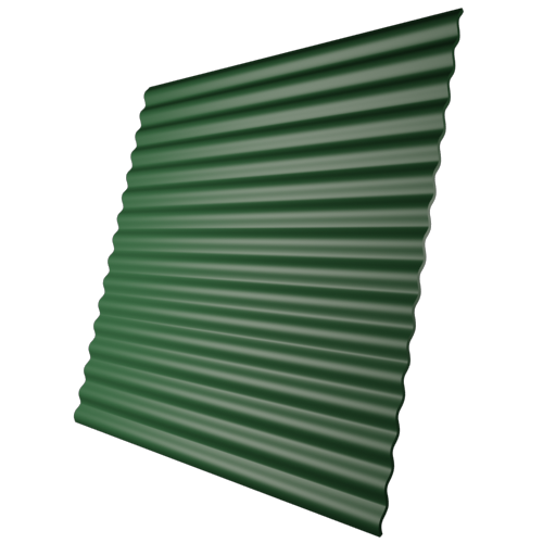 Профнастил С15 Лиственно-зеленый (RAL 6002)