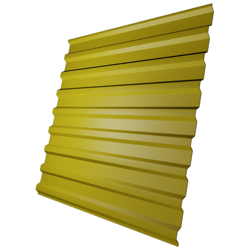 Профнастил С20 Сигнально желтый (RAL 1003)