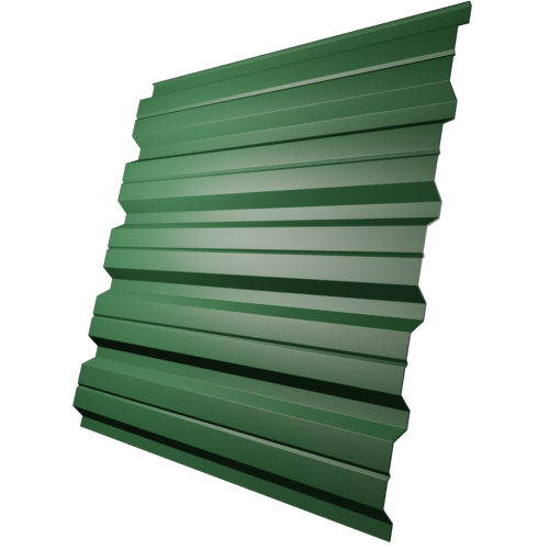 Профнастил МП35 Лиственно-зеленый (RAL 6002)