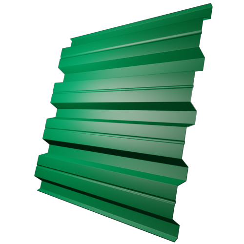Профнастил Н60 Зеленый (RAL 6037)