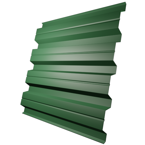 Профнастил Н60 Лиственно-зеленый (RAL 6002)