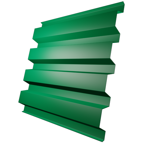 Профнастил Н80а Зеленый (RAL 6037)