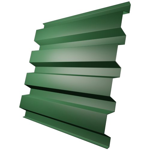 Профнастил Н80а Лиственно-зеленый (RAL 6002)