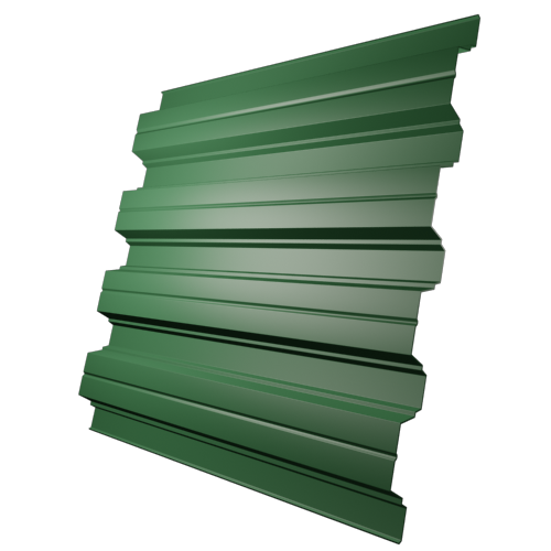 Профнастил Н114 Лиственно-зеленый (RAL 6002)