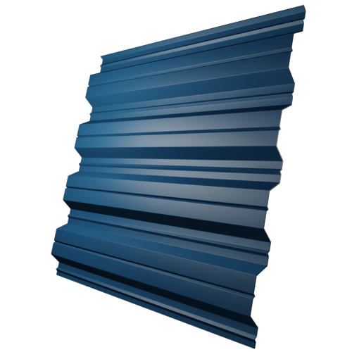 Профнастил НС44 Сигнально синий (RAL 5005)