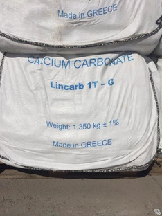 Мраморный кальцит Lincarb 1T-G, Греция, 1350 кг для пластиковых панелей 
