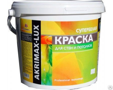 Краска для стен и потолков "Akrimax" 7 кг.