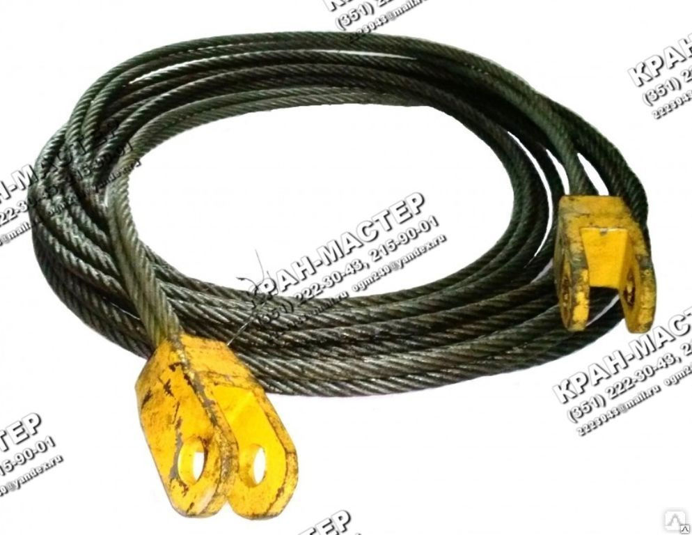 Успокоитель троса на стреле автокрана. Канат задвижения кс-45717. 61. Канат стальной ф 16,5мм. 001.