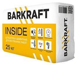 Шпаклевка BARKRAFT UNSIDE цементная для внутренних работ мешок 25 кг