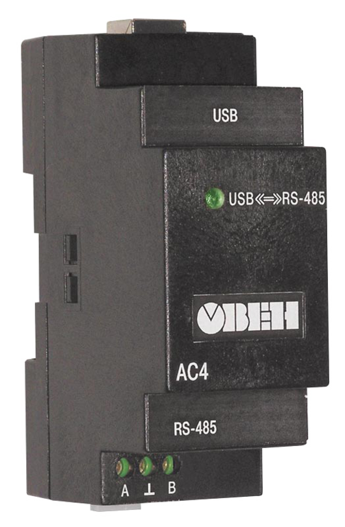Преобразователь интерфейсов (RS-485/USB) ОВЕН АС4