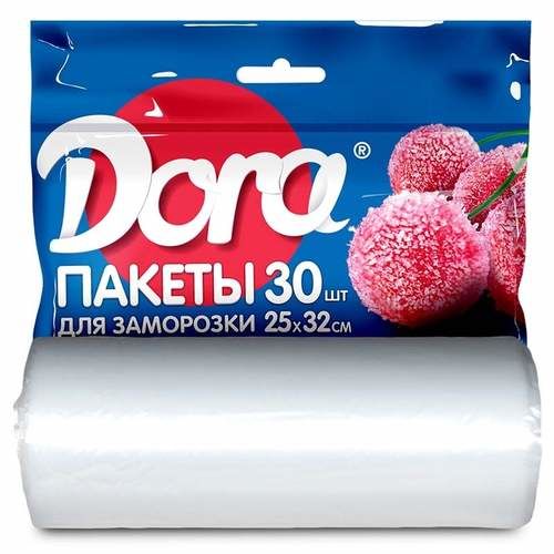 Пакеты для заморозки DORA 25*32 см 30 шт