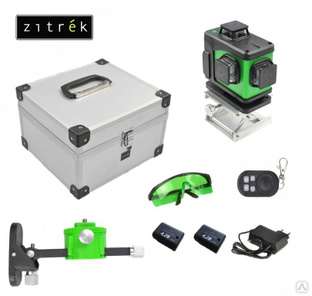 Построитель лазерных плоскостей самовыравнивающийся ZITREK LL16-GL-2Li-MC (16 линий, зеленый луч, 2 литиевых аккумулятор 