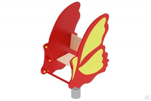 Качалка на пружине "Бабочка" для детей (ИО 04-204) #1