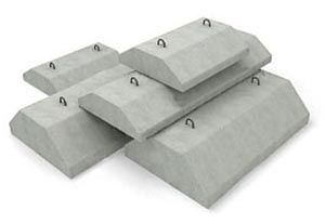 Фундаментная подушка , тип ФЛ, ГОСТ 13580-85 ФЛ 10-12-2