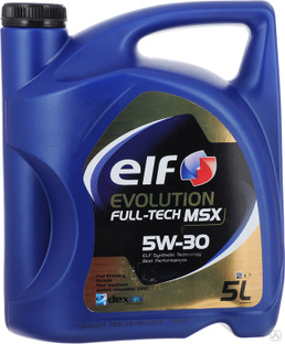 Масло моторное ELF EVOLUTION FULL-TECH MSX 5w30 5 л. купить за 3 246.26 ...