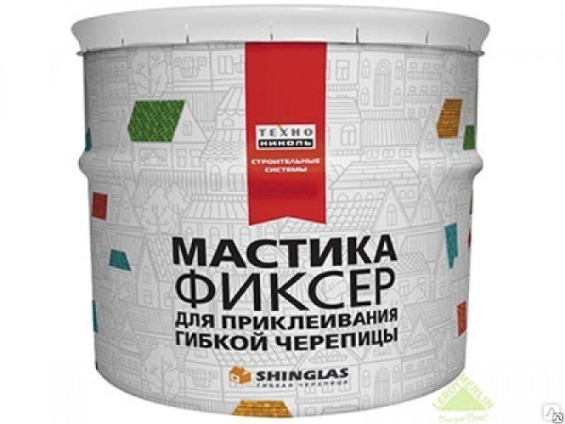 Мастика Фиксер для мягкой черепицы Шинглас, 3,6 кг