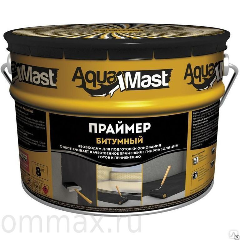 Праймер битумный Аквамаст (AquaMast), 3 л