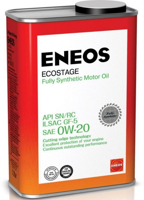 Масло моторное ENEOS Ecostage 0W-20 0,94 л. 100 % Sint. SN