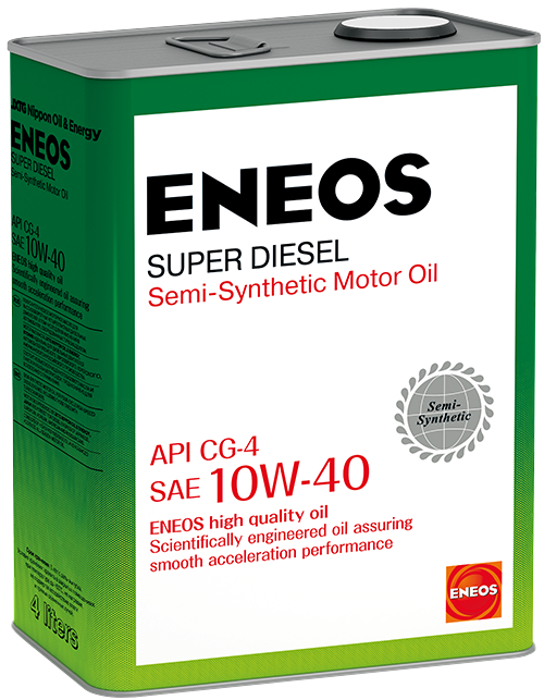 Масло моторное ENEOS Super Diesel 10W-40 4 л. CG-4