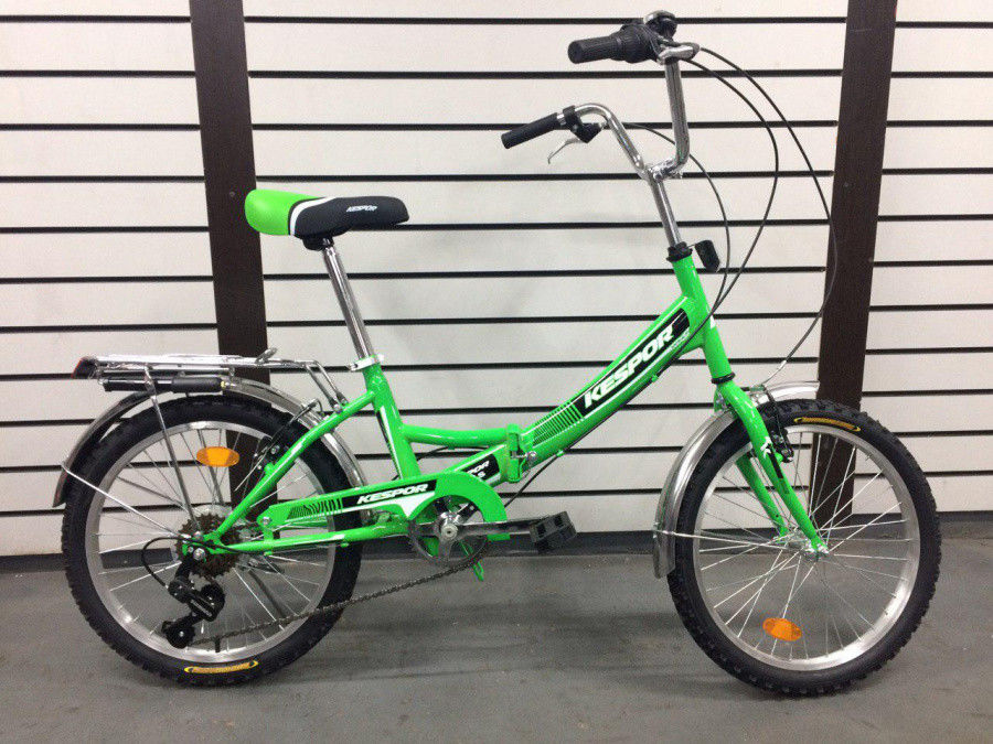 Складной велосипед Kespor FS 20-6 sp зеленый Wels